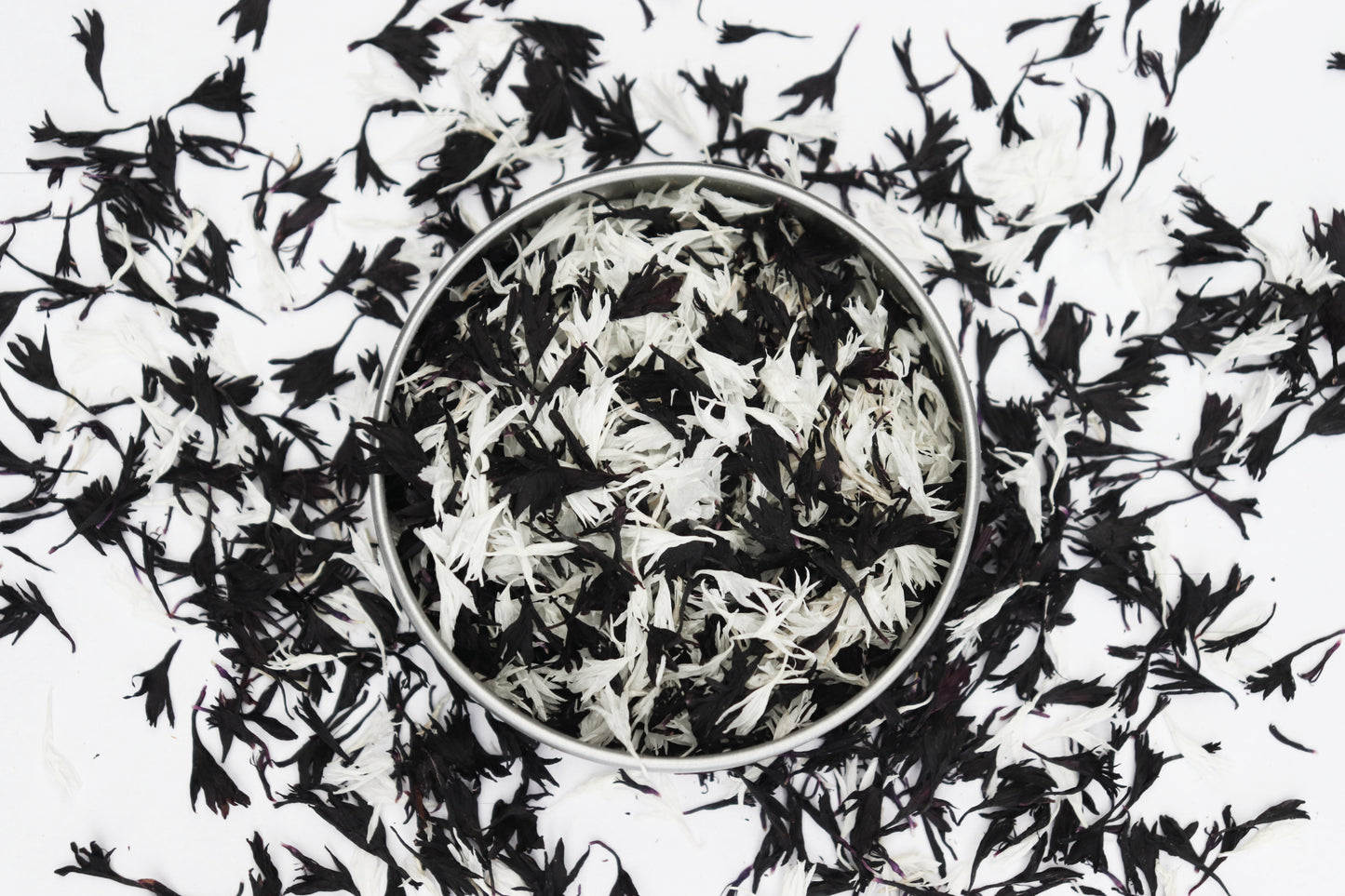 Organic Dried Edible Flower Petals - Moonlit Midnight Cornflower Mix
