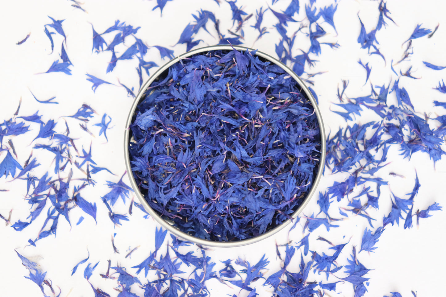Brilliant Blue - Dried Edible Cornflower Petals