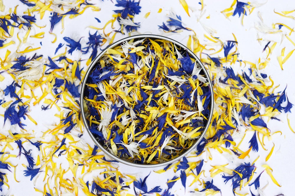 Sunny Sky Cornflower & Calendula Mix