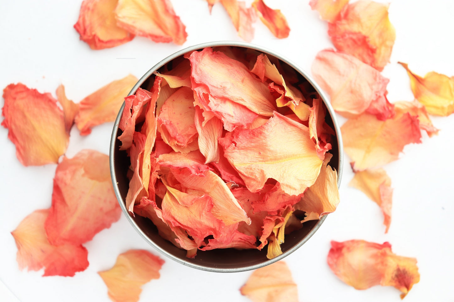 Organic Dried Edible Flower Petals - Peach Melba Gladioli