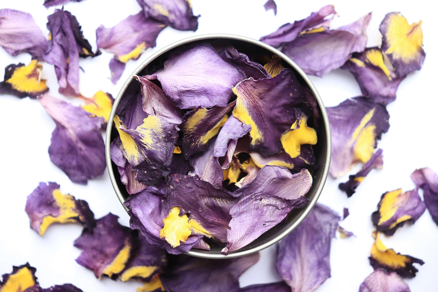 Organic Dried Edible Flower Petals - Purple Glow Gladioli
