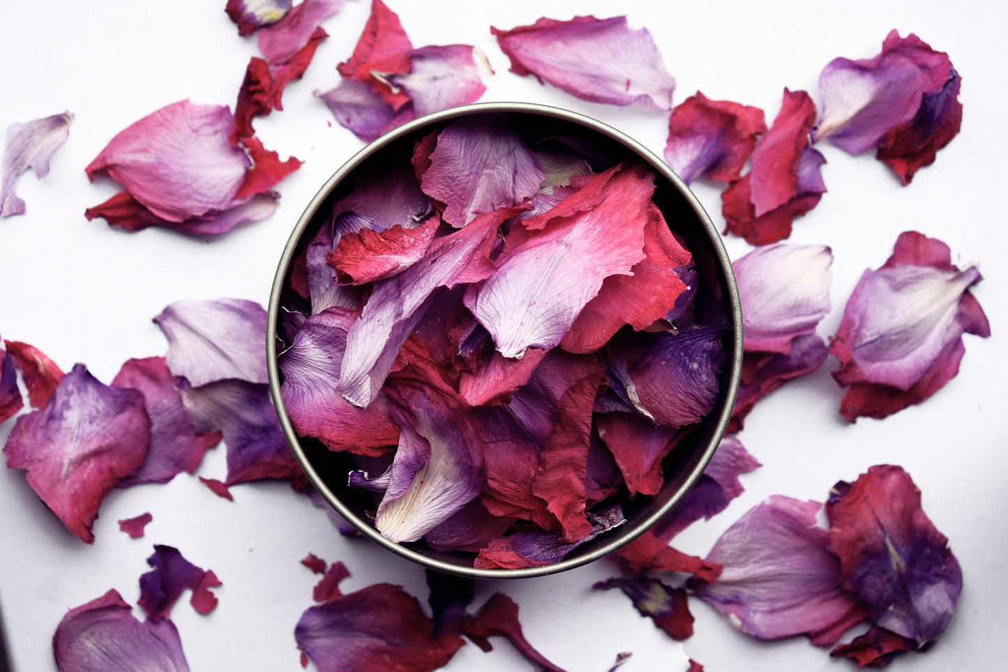 Organic Dried Edible Flower Petals - Plum Gladioli