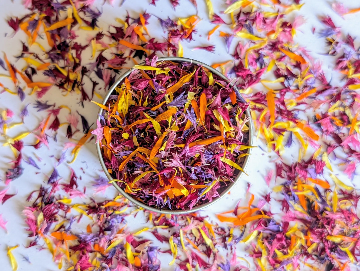 Carnival Crush – Dried Edible Flower Petal Mix