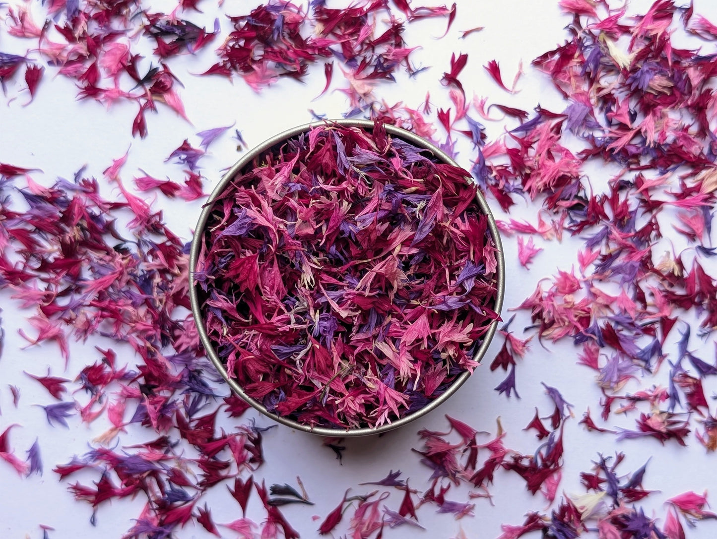 Raspberry Fandango – Dried Edible Flower Petal Mix