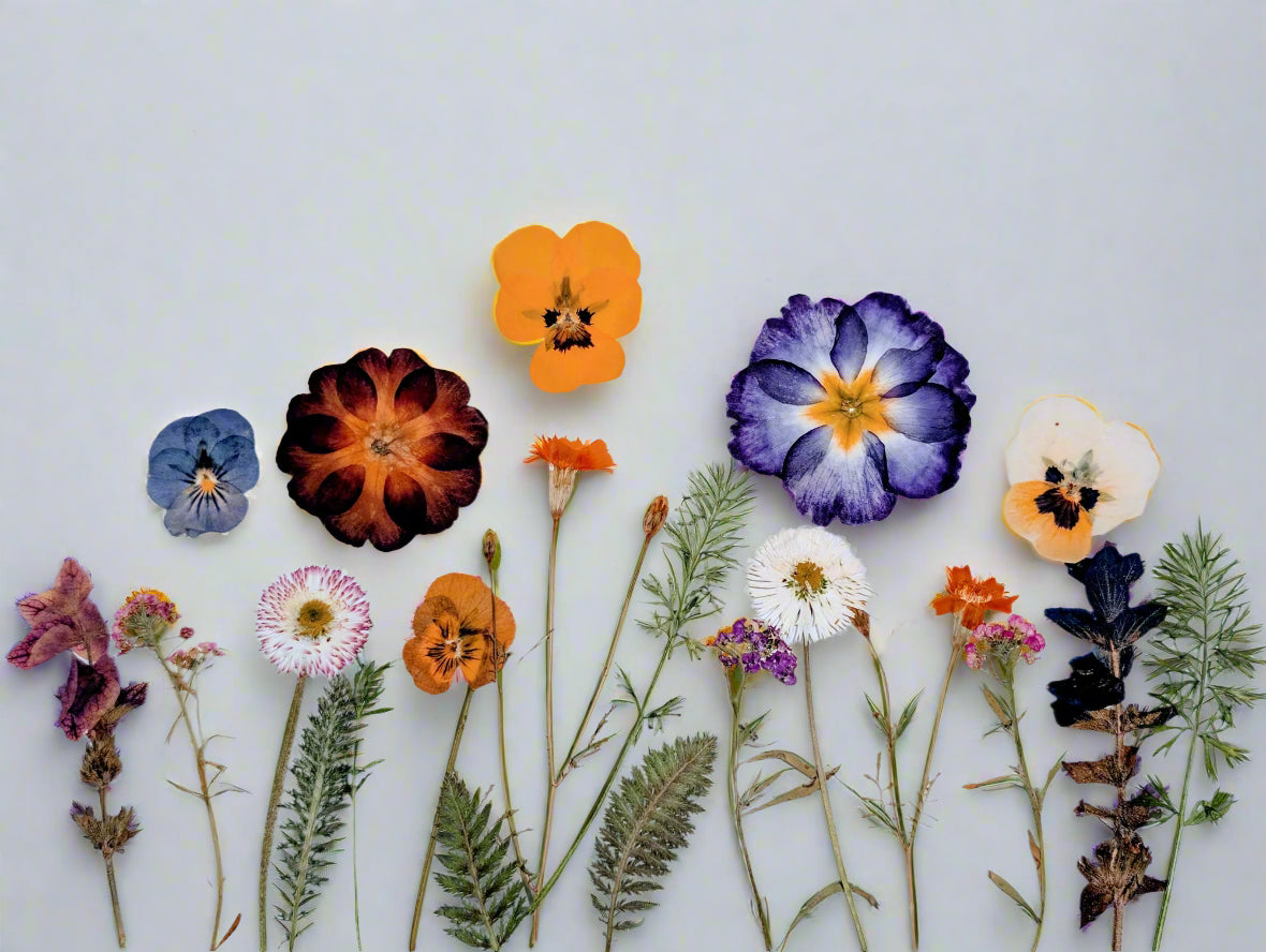 Spring Pressed Edible Flowers – 20 Pieces