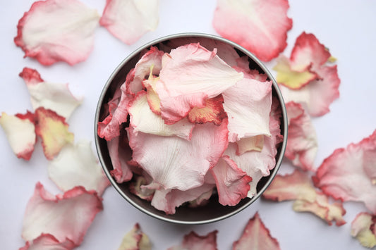 Organic Dried Edible Flower Petals - Baby Pink Gladioli Edible Flower Petals