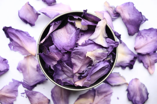 Organic Dried Edible Flower Petals - Violet Dreams