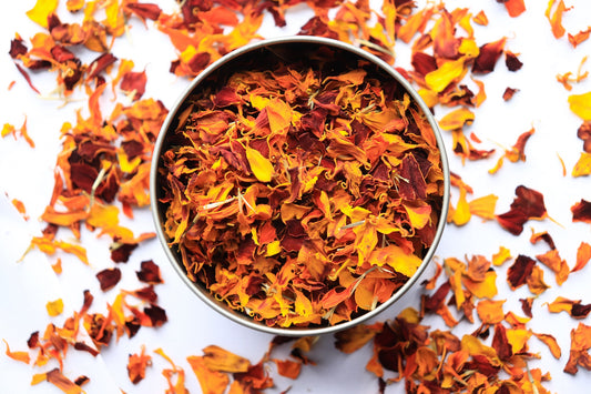 Organic Dried Edible Flower Petals - Marigold