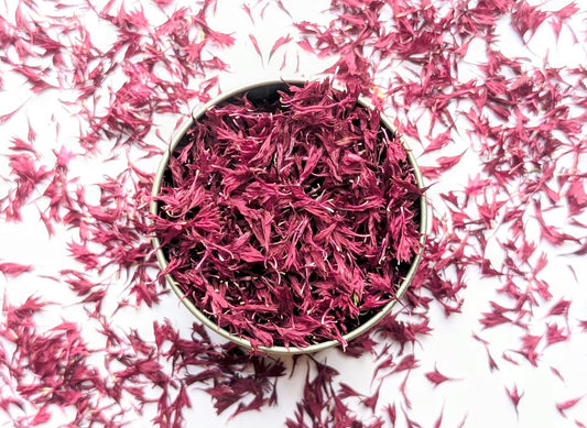 Pink Passion - Dried Edible Cornflower Petals