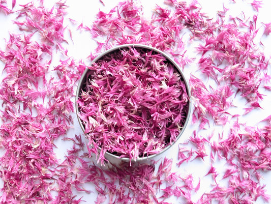 Pink Party - Dried Edible Cornflower Petals