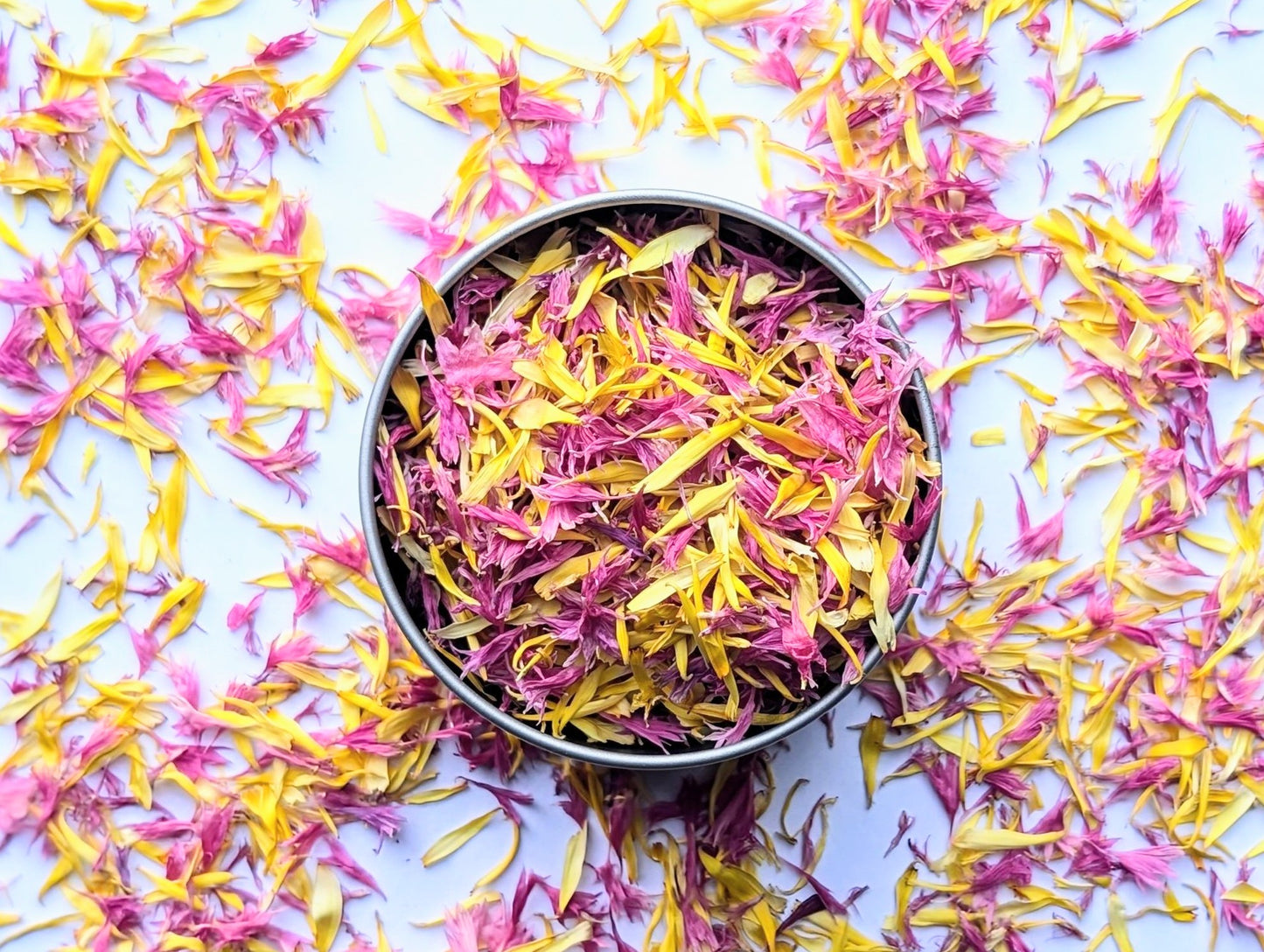 Pink Lemonade Parade - Dried Edible Flower Petal Mix